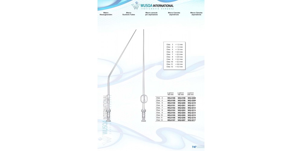 Micro Suction Tubes 